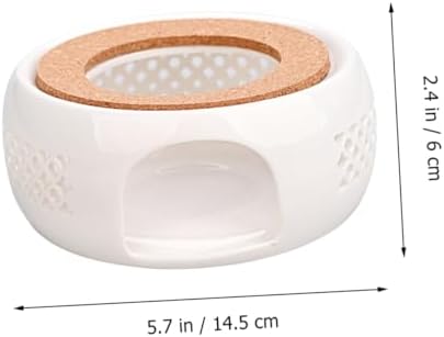 Ceramic Tea Warmer with Candle Holder Xmas Glass Teapot Base