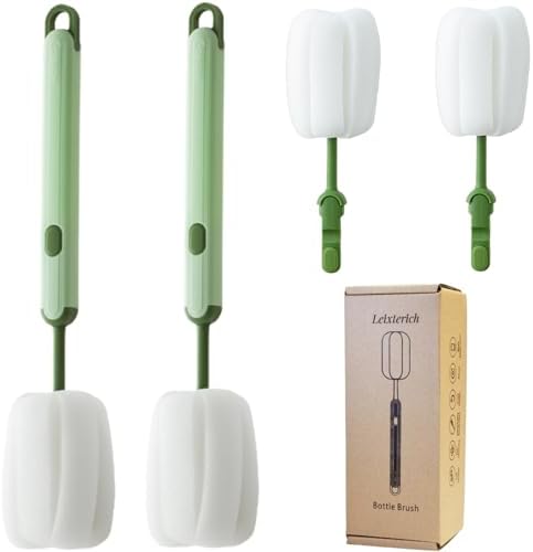 Bottle Brush Long Handle Cup Cleaner Brush Sponge Bottle Scrubber