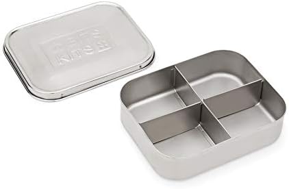 Bits Kits Stainless Steel Bento Box Lunch and Snack Container, 4