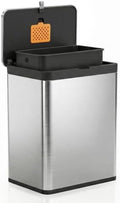 Kitchen Compost Bin, 8L / 2.1 Gal Stainless Steel