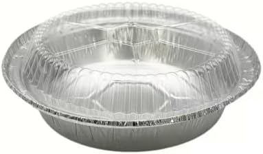 Silver Knight (60 Pack) 7-Inch Round Aluminum Pans Disposable with