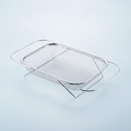 Expandable Mesh Basket with Frame Expandable over-the-Sink Strainer
