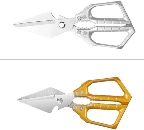 Heavy Duty Stainless Steel All Purpose Kitchen Scissors Silver