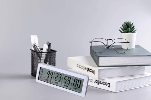 Digital 999 Days Countdown Clock Timer, White