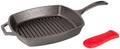 Lodge Square Cast Iron Grill Pan, PFAS-Free, 10.5 Inches