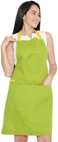 Encasa XO Kitchen Apron with Pockets, Cooking Aprons for Women