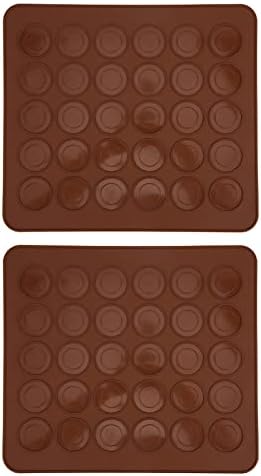 Silicone Baking Mats, 2Pcs 30 Holes Silicone Mat for Baking Sheet