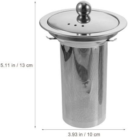 Homoyoyo 2 Pcs Tea Strainer Insert Fine Mesh Tea Filter for Loose