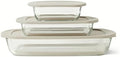 Amazon Basics 6-Piece Glass Baking Dishes with Lids
