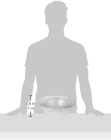 Pyrex Smart Essentials Mixing Bowl Set Including Locking Lids, 8 piece - Image 4