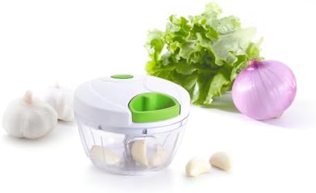 Manual Food Processor - Efficient Mini Pull Chopper, Hand Food Chopper