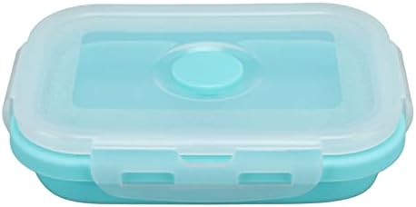 Pongnas 500ml Leakproof Silicone Food Storage Containers for Camping