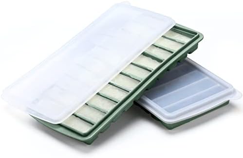 Eaasty 2 Pcs Breastmilk Freezer Storage Baby Food Milk Freezer Trays