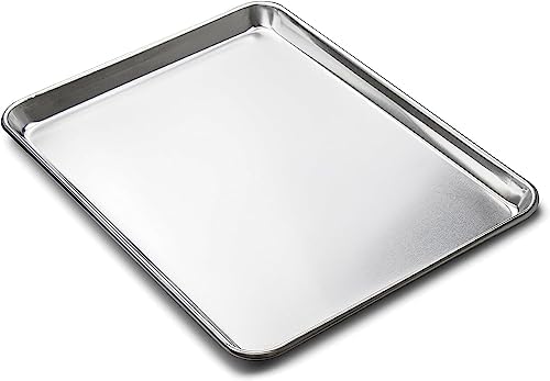 TrueCraftware- Half Size Aluminum Sheet Pan 18" x 13" Baking Sheets