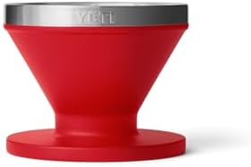 YETI Pour Over Coffee Maker Accessory for Ramblers, Rescue Red