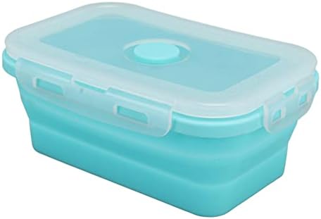Pongnas 500ml Leakproof Silicone Food Storage Containers for Camping