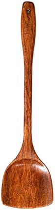 FJNATINH Wok Utensils Wooden Cooking Utensils Tools 6 PCS Wooden