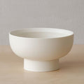WENSHUO Pedestal Bowl, Decorative Ceramic Fruit Bowl, 6.7 in, Matte
