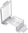 Egg Slicer with 8 Cutting Wires One-press Uniform Slices Stainless