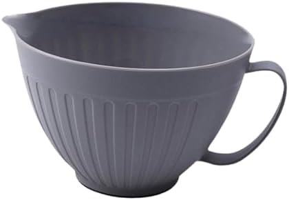 Mixing Bowl Batter Bowl Long Handle with Spout Oatmeal Bowl Serving