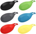6 Pcs Heat-Resistant Silicone Spoon Rests for Kitchen Utensils, 6