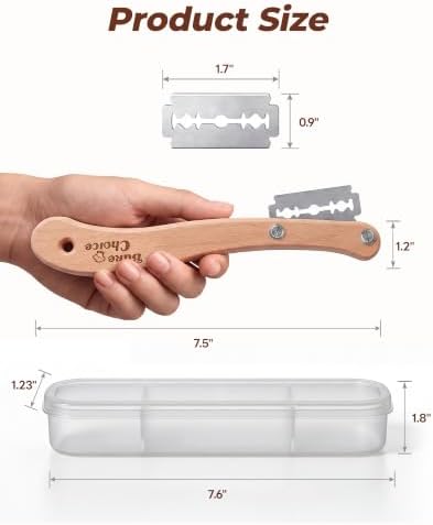 Bake Choice Bread Lame, Sourdough Scoring Tool with Ergonomic Wooden