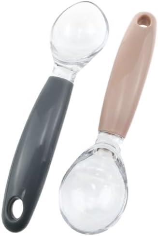 4 Pack Cute Ice Cream Scoop Set, Plastic Watermelon Scooper, 7.4 Inch