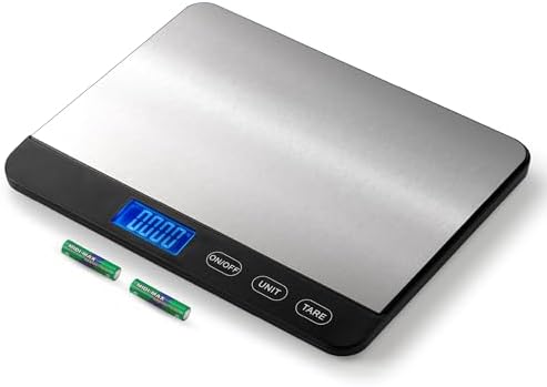 Food Scale 44lb/20kg, Extra-Large Platform Digital Kitchen Scale