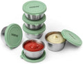 haakaa 6 Pack Small Salad Dressing Container To Go, 1.18 oz Leakproof