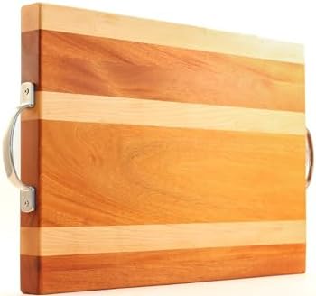 Mahogany & Maple Large Cutting Board, 19 x 13 x 1.75