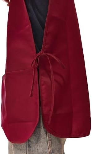 Large Smock Cobbler Apron for Men & Women, Adjustable Side Ties & 2