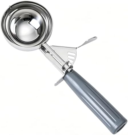 Fayomir 4 oz Scoop, Large Ice Cream Scoop with Trigger, #8 Portion