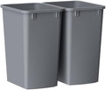 LOVMOR 35QT Slim Kitchen Trash Can, 2 Pack