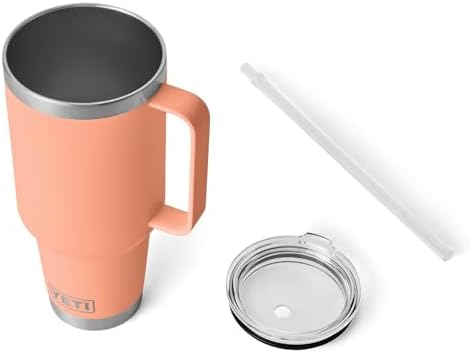 YETI Rambler 42 oz Tumbler with Handle and Straw Lid, Travel Mug Water
