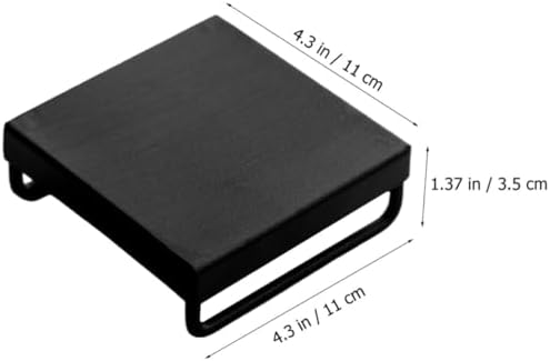 Iron Teapot Stand Black Vintage Holder for Desktop Tea Service and