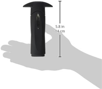 Cork Pops Matte Black Giovanni Collection Vacuum Wine Saver Set