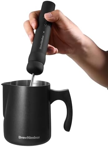 Milk Frothing Pitcher, 20oz/600ml Espresso Steaming Pitcher, Milk