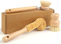 Bamboo Dish Brush Set, 3 Pack