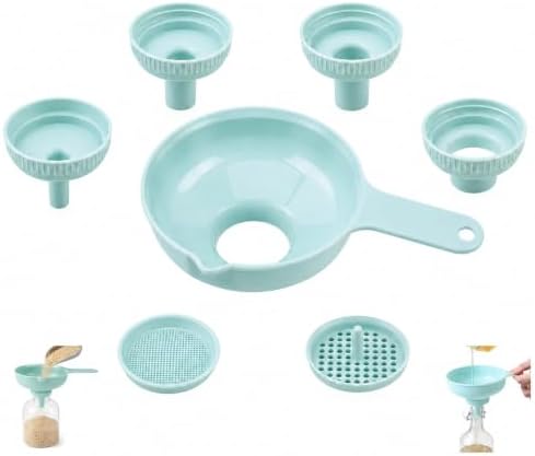 RUIGENG7-in-1 Wide Mouth Versatile Kitchen Funnel