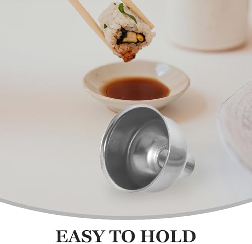 4pcs Stainless Steel Funnels Set for Kitchen and Home Use