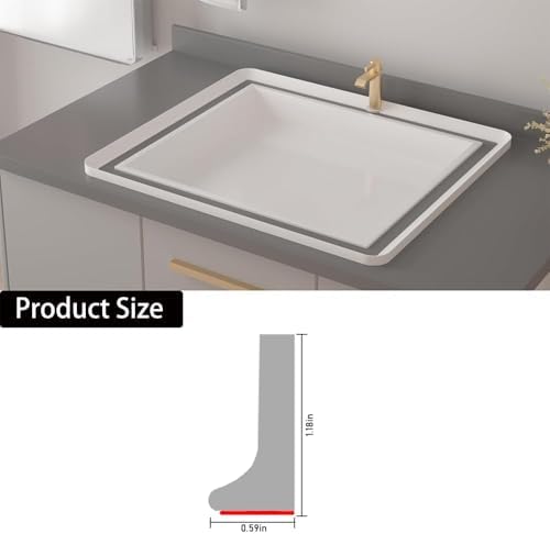 Shower Threshold Water Dam Barrier, Self Adhesive Silicone Waterproof
