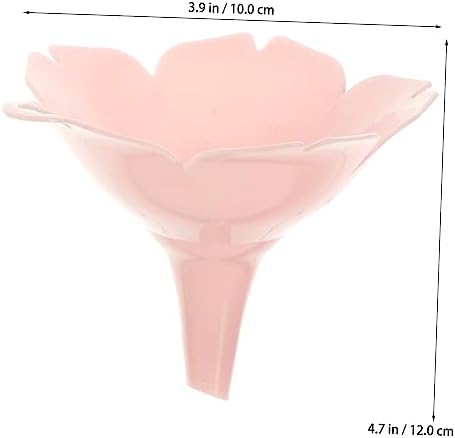 4pcs Plastic Funnel Set Creative Cherry Blossom Flower Shape Liquid