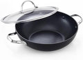 Cooks Standard Hard Anodized Nonstick 12-inch Chef’s Pan with Lid