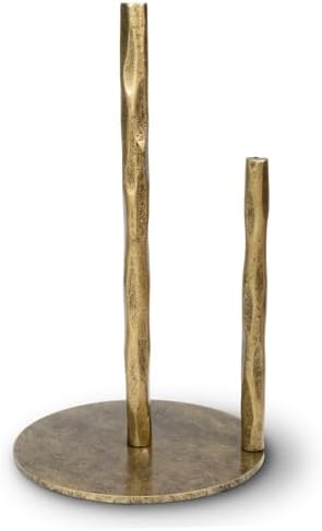 Hand-Forged Gold Solid Metal Paper Towel Holder