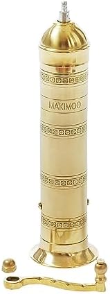 Original Greek Pepper Mill, Brass, 9"