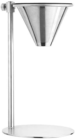 Pour Over Coffee Dripper, Stainless Steel Coffee Filter, Cone Coffee