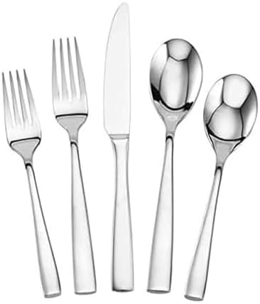Mikasa, Delano Flatware Service for 4, 20 Piece Set, 18/0 Stainless