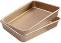 2 Pack 11 Inch Baking Sheet Pans, Deep Size Baking Pan Nonstick Cookie