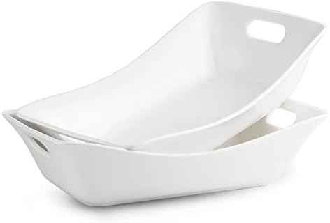YHOSSEUN Large Serving Bowls with Handles, Serving Dishes For Entertaining