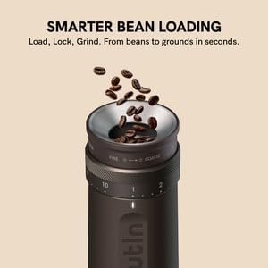 OutIn Fino Portable Electric Coffee Grinder, Tundra Brown